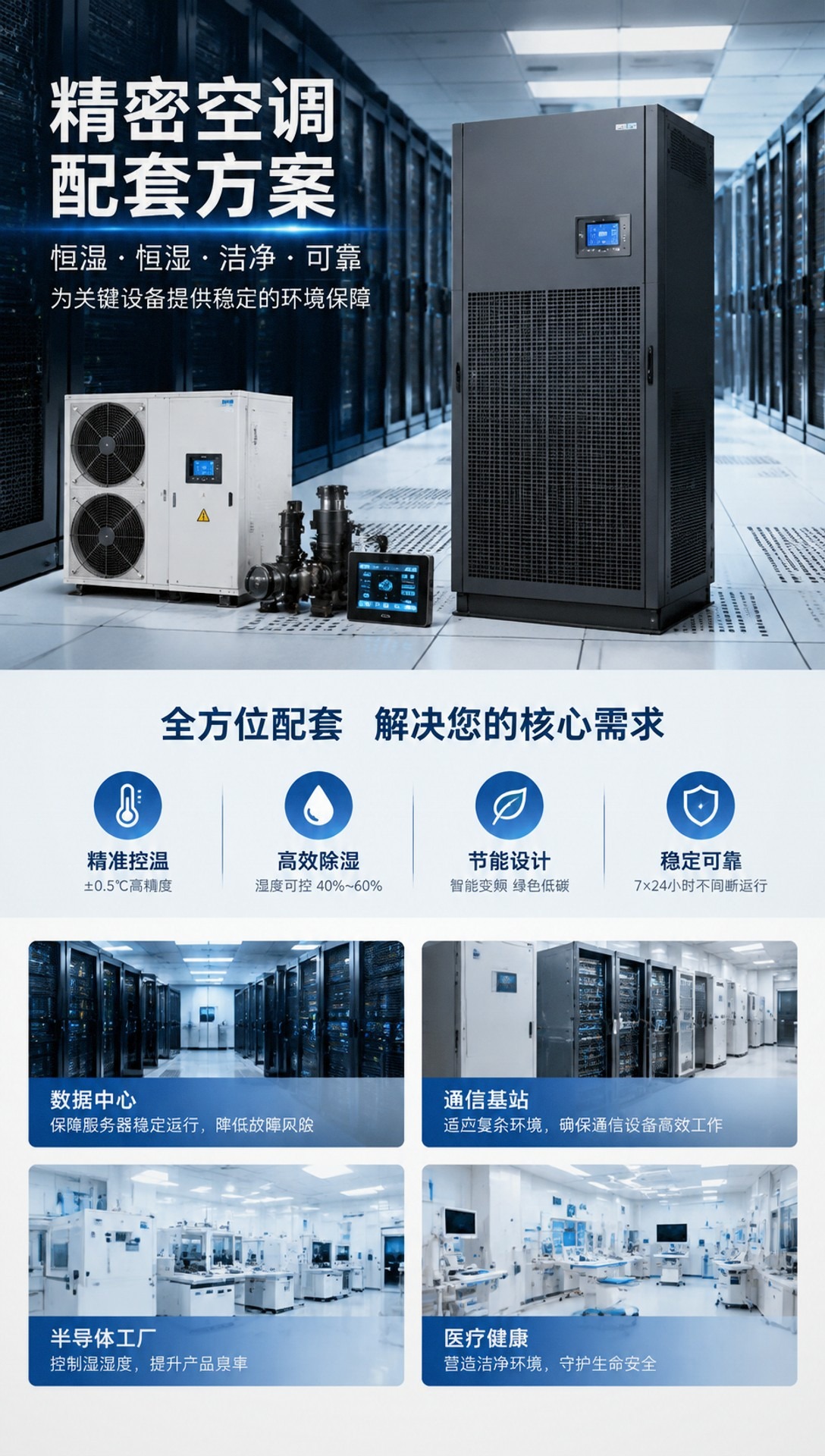 大庆精密空调列间精密空调